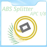 ABS Splitter SC/ APC 1/8 Cassetter Splitter Fiber Coupler Splitter Box Single mode OpticalFiber Pigtail