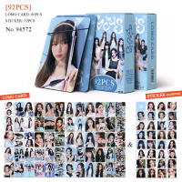 92 thẻ album lomo Hearts2Hearts H2H FOCUS, chủ đề The Chase, kèm sticker Pretty Please Butterflie và