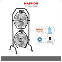 Maspion Stand Fan Kipas Angin Berdiri 18 Inchi Power Fan PW-18X2 - 18 Inchi