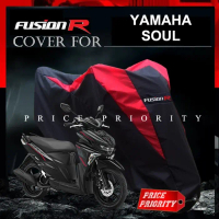 Cover Motor Warna Yamaha SOUL / Sarung Motor Warna Yamaha SOUL Waterproof Merk FUSION R