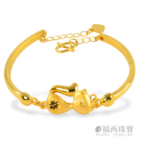 【福西珠寶】9999黃金手鍊 人氣美狐仙手鍊(金重1.88錢+-0.03錢)