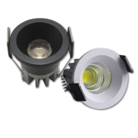 Dimmable AC85~265V Recessed Anti Glare LED Downlights 3W LED Ceiling Spot Lights Background Lamps Indoor Lighting