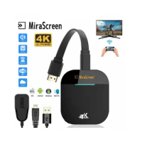 4K UHD Mirascreen G5 2.4G/5G Wireless HDMI-compatible Dongle TV Stick Miracast Airplay Receiver Wifi Dongle Mirror Screen