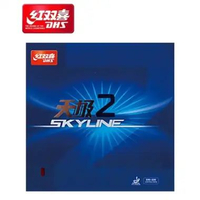 DHS Double Happiness Karet / Rubber Skyline TG 2 2.2 mm (LICIN) Hitam 2.15 mm