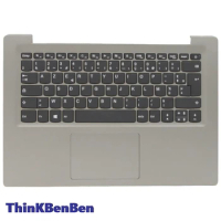 FR French Mineral Gray Keyboard Upper Case Palmrest Shell Cover For Lenovo Ideapad S130 14 130s 14IGM 120s 14IAP 5CB0R61108