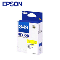 【最高22%回饋 5000點】 EPSON 原廠墨水匣 T349450黃 (WF-3721)