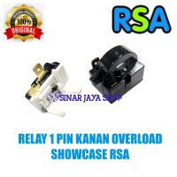 Relay Ptc 1 Pin Kanan Overload Showcase RSA Kulkas 1 Pintu / Ptc Relay Showcase RSA Pintu Kaca / Ove