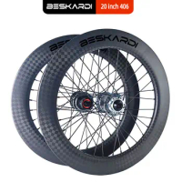 20inch 406 Ultralight Carbon Hub Disc Brake 11s Mountain Bike Wheelset 32H XC Racing Cross Country Wheel QR/Thru MTB Bicycle