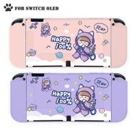 Cartoon For Switch OLED Protective Case Soft TPU Cover JoyCons Controller Games Housing For Nintendo Switch OLED Accessories