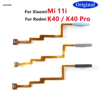 For Xiaomi Mi 11i For Redmi K40 Pro K40Pro Power Button Fingerprint Sensor Flex Cable Repair Parts
