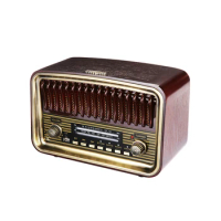 Classic wood radio desktop radio bluetooth radio FM/AM/AUX +U disk radio desktop audio radio