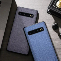 Textile Texture Case For Samsung Galaxy S10 Plus S10E S10 Lite 5G Explosion-proof Back Cover For Samsung Galaxy S10 5G Case