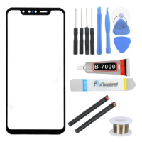 New Top Front Glass Screen Outer Lens For LG G8 ThinQ V30 V40 V60 V50 ThinQ 5G Pure Fast Touch Screen Panel Cover Repair kits