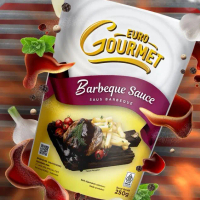 Euro Gourmet Saus BBQ 250g Saus Barbeque Siap Pakai untuk Grilling Marinasi dan Cocok untuk Daging A