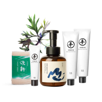 【台中店-阿原肥皂】岩蘭草洗手慕斯430ml+月桃護手霜75ml*2