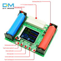 DC 5V 18650 Digital LCD Display Lithium Li-ion Battery Tester Meter Type-C Voltage Current Power Bank Capacity Monitor Module