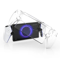 Crystal Transparent Protective Shell for PlayStation Portal Hard Cover Split Game Console Accessories for PlayStation Portal