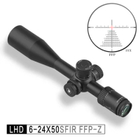 Discovery 6-24 Rifle Scope LHD 6-24X50SFIRFFP-Z ZERO STOP High Definition Bright Glass