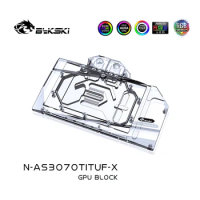 Bykski Water Cooling Full Cover GPU Block for ASUS TUF RTX3070Ti N-AS3070TITUF-X