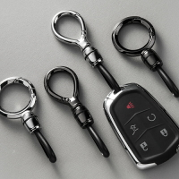 可轉動簡約鑰匙扣掛件汽車遙控器鏈男士腰掛個性網紅創意鎖匙圈環