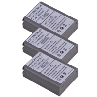 PowerTrust BLN-1 3Pcs 1220mAh PS-BLN1 BLN1 Replacement Digital Battery for Olympus OM-D E-M1, OM-D E-M5, Pen E-P5 Batteries