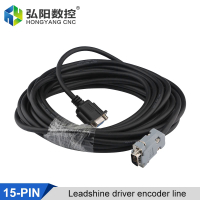 Leadshine Encoder Cable 8M 10M 12M Hybrid Servo Driver Extension Cable CNC Milling Machine Motor Driver Connection Cable