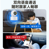 360 degree wireless WIFI indoor camera, remote monitoring by smartphone, HD night vision for childre