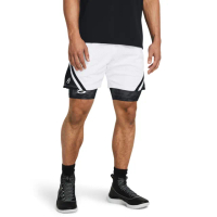 【UNDER ARMOUR】UA官方直營 男 Curry Mesh 短褲_1384470-100(白)