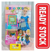 Barbie Teacher Doll Playset Boneka Barbie