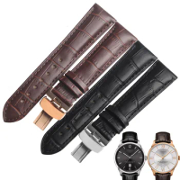 WENTULA watchbands for TISSOT CHEMIN DES TOURELLES T099.407A calf-leather band cow leather Genuine Leather leather strap 21mm
