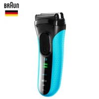 Braun Electric Foil Shaver Series 3 ProSkin 3040S Rechargeable Razor For Men Shaving Machine Wet&amp;Dry With Trimmer 100-240v Black
