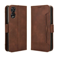 For TCL 50 SE 4G Cover Leather PU Flip Wallet Type Multi-card Slot Book Design Case For TCL 50SE 4G Phone Bags