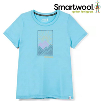 Smartwool Merino Sport 150 女款美麗諾羊毛T恤 海岸日出 SW016600 J29 海洋藍