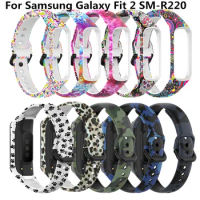 Silicone Strap Replacement Watch Band For Samsung Galaxy Fit 2 SM-R220 Wristband Bracelet Accessories For Samsung Galaxy Fit2