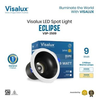 Visalux Eclipse LED Panel Spot Light Inbow Round 9W 3 Inch - Lampu Sorot Plafon Rumah Downlight Bula