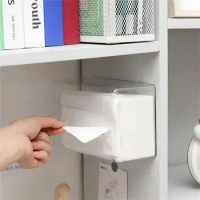 Wall-mounted Tissue Case Box Napkin Holder For Living Room Table Tissue Boxes Container Home Car Papers Dispenser Holder