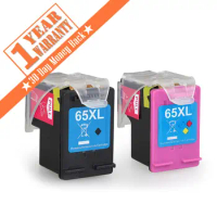 65XL Ink Cartridges for HP Deskjet 2600 2622 2652 3755 ENVY 5052 5000 5055 3721