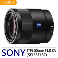 SONY T* FE 55mm F1.8 ZA 標準至中距定焦鏡頭*(平行輸入)-送抗UV保護鏡49mm+拭鏡筆