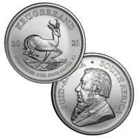 Uncirculated 2021 South African Kruggerand 1 OZ Silver Coin