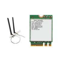 AX210NGW WiFi Card with Antenna WIFI 6E Bluetooth 5.2 2.4Ghz 5Ghz 3000Mbps M.2 Wireless Adapter 802.11Ax Network