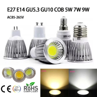 Mentol Lampu Sorot COB LED, Super Terang, Sesuai untuk E27, E14, G5.3, GU10, Lampu 5W, 7W, 9W, AC 85