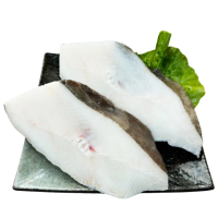【海揚鮮物】格陵蘭大比目魚切片2片入(750g±10%/包_單邊肚洞)