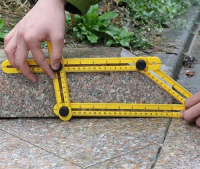 Permata Mall- EML Penggaris 4 Sudut Flexible Four Sided Corner Folding Ruler - INU20