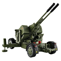模型擺件 高射炮1:35合金模型迫擊炮坦克大炮戰術吉普車軍事防空導彈發射車 全館免運