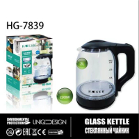 Electric Kettle Glass 2L Water Bottl Electric Water Heater 2200W Smart Kettle Electric Teapots For Home Cup Thermos for tea