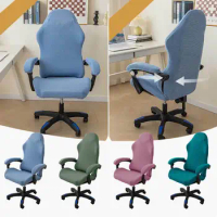 Nordic Style Gaming Chair Cover Soft Elasticity Nordic Gaming Chair Cover Non-slip Dust-proof Slipcovers Solid for Computer