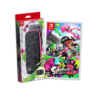 Nintendo Switch 攜帶包 漆彈大作戰 2 配色款(含保護貼)+漆彈2遊戲