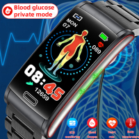 2023 Blood Glucose Smart Watch Men Health Sports celet ECG+PPG Smartwatch Man Blood Glucose Meter