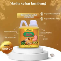 madu lambung kronis herbal 500 gr madu asam lambung al faqih