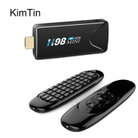 KimTin H98 Mini 6K Android TV Stick H616 Quad Core 2GB 16GB 4K Android 10 TV Dongle Miracast 2.4G 5G WiFi Smart Media Player